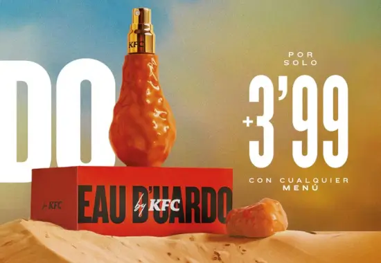 Eau D'uardo por 3,99 € en cada pedido de KFC