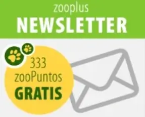 Suscríbete a la Newsletter de Zooplus obtén un código descuento de 333 zooPuntos