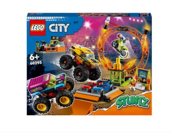 Hasta 62% de descuento en Set de Juguete con 2 Camiones Monster Truck Espectáculo Acrobático: Arena LEGO City Stuntz