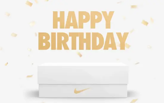 Recibe un código descuento Nike de cumpleaños por ser parte del Club
