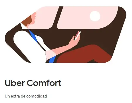 Viaja cómodo en Uber Comfort con la tarifa más baja