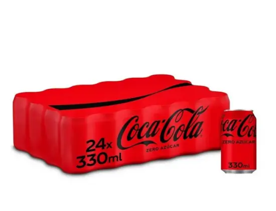 Oferta de Pack de Coca Cola Zero en AliExpress con 52% Off