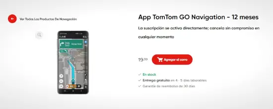 TomTom Go Navigation GRATIS por 12 meses