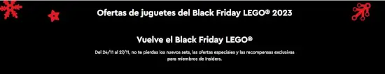 Black Friday LEGO con ofertas especiales para ti