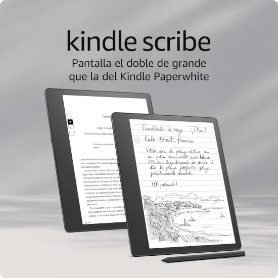 Black Friday Amazon: Kindle Scribe 64 GB de almacenamiento y una pantalla Paperwhite de 10,2" y 300 ppp, lápiz Premiun en 344,99€