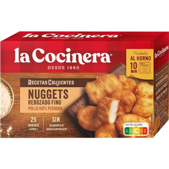 Oferta El Corte Inglés en La Cocinera Nuggets de pollo congelados 25 unidades