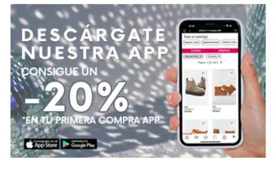 Descarga la app de Zacaris y consigue un 20% OFF en tu primera compra