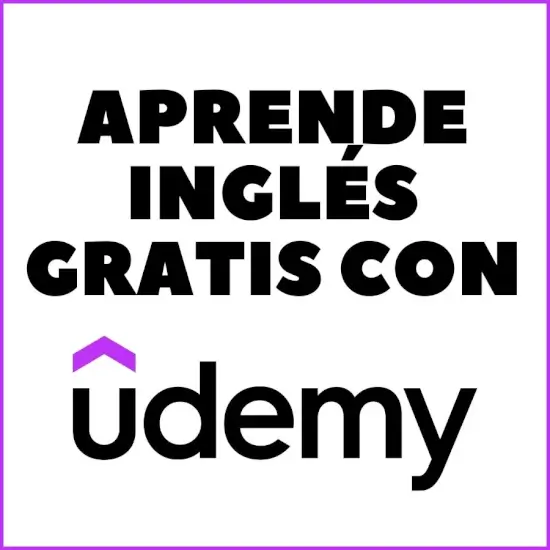 Cursos de Inglés GRATIS en Udemy: Recopilación de los mejores cursos de inglés 4 y 5 estrellas